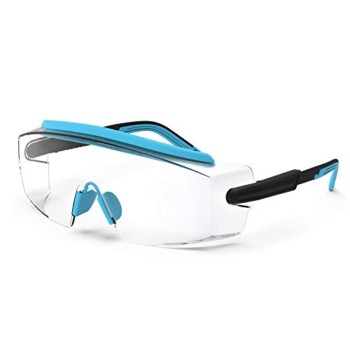 Anti fog Safety Glasses Over Glasses (Liblue)