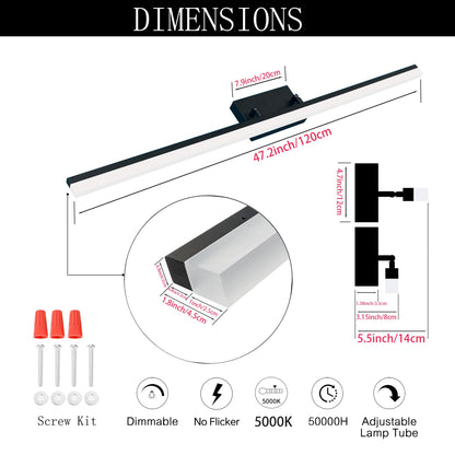 48 Inch Modern Bathroom Light Fixtures Over Mirror (48 Inch)