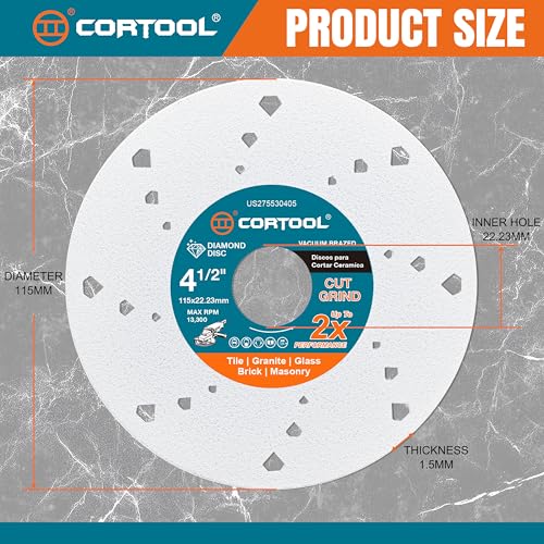Tile Cutter Diamond Saw Blade for Angle Grinder Porcelain Ceramic Glass Marble Cutting Tools Grinding disc