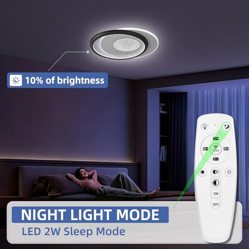 Modern LED Ceiling Light with Remote Control