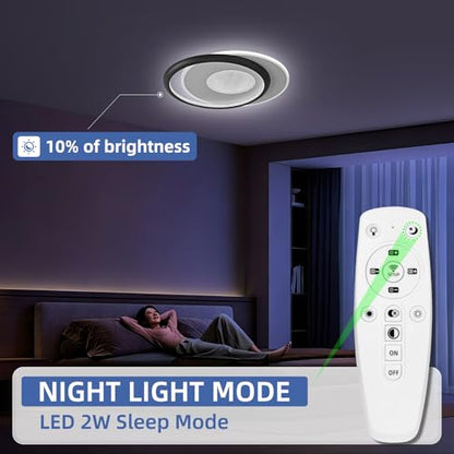 Modern LED Ceiling Light with Remote Control