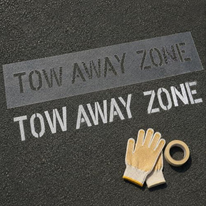 Tow-Away-Stencil