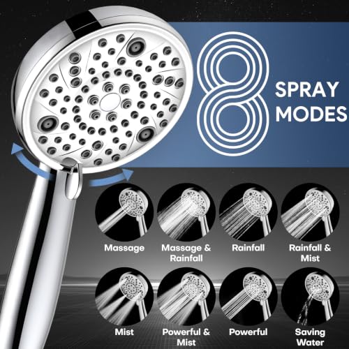 Shower Head with Handheld Combo
