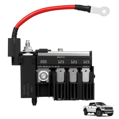 BC3Z-14526-BA Circuit Breaker Assembly Mega Fuse Compatible with 2011-2016 Ford F-250 F-350 F-450 Super Duty 6.7L Power Stroke Diesel, Replaces BC3T-14A094-BC, Multi-Purpose Fuse
