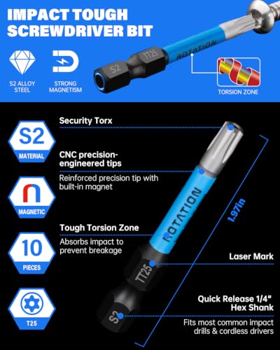 2 Inch Torx Bit Set