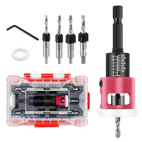 Countersink Drill Bit Set