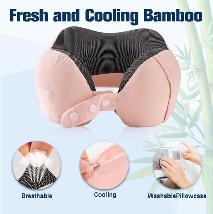 Neck Pillow for Traveling (Light Pink)