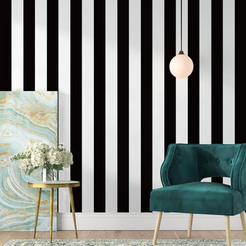 Peel and Stick Wallpaper Contact Paper Black and White Wall Paper