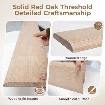 Solid Oak Floor Transition Strip