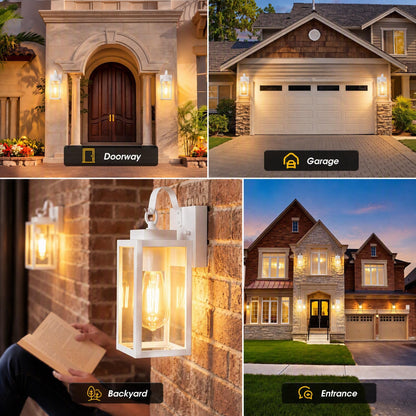 11.8" Porch Light (1 PACK / White)