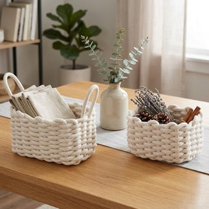 Cotton Rope Braided Natural Cotton Ropes for Woven Basket
