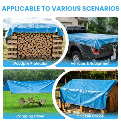 Tarps Heavy Duty Waterproof with Grommets