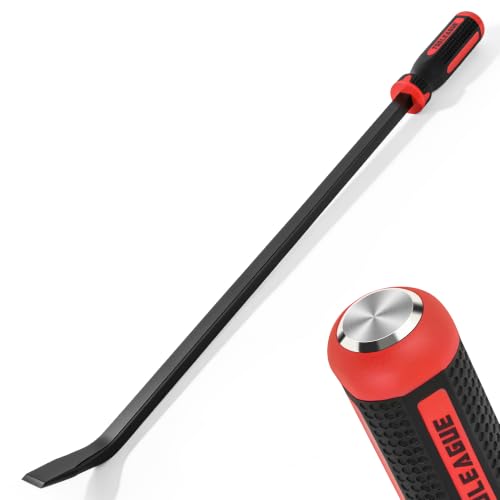 Angled Tip Handled Pry Bar with Striking Cap