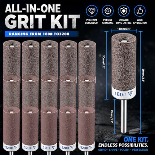 Sanding Drums for Dremel with 1