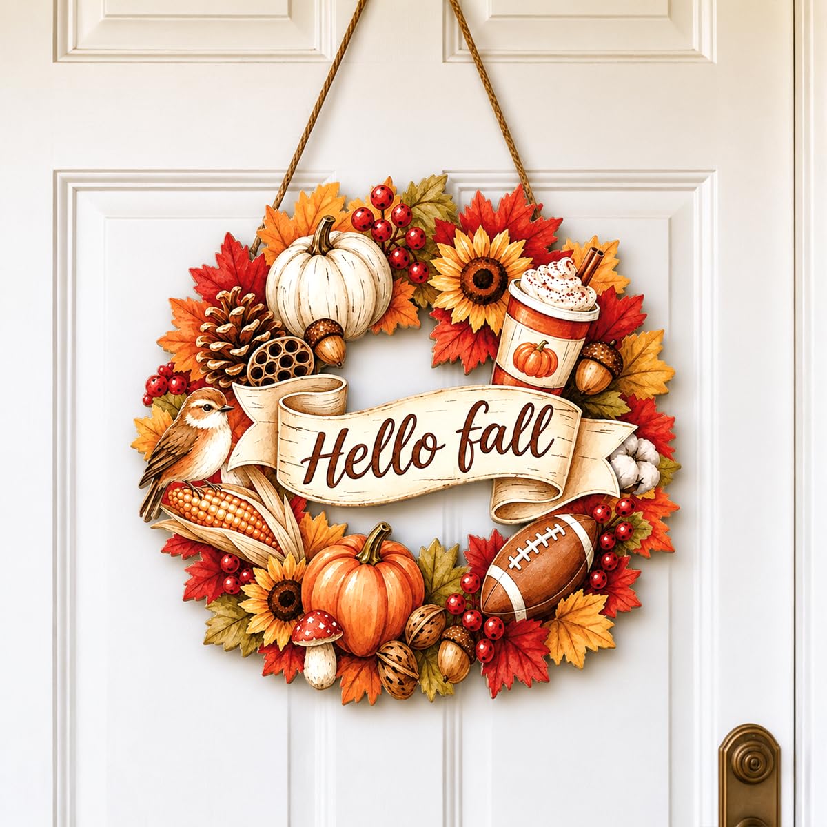 Small Fall Wreath (Fall12)
