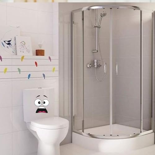 10 Pack Cute Toilet Lid Decal Sticker