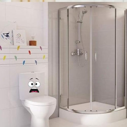 10 Pack Cute Toilet Lid Decal Sticker