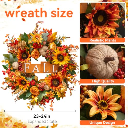 Fall Wreaths for Front Door
