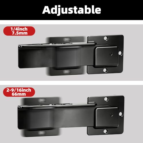 9" Reversible Door Latch with Padlock Hole (1 Pack)