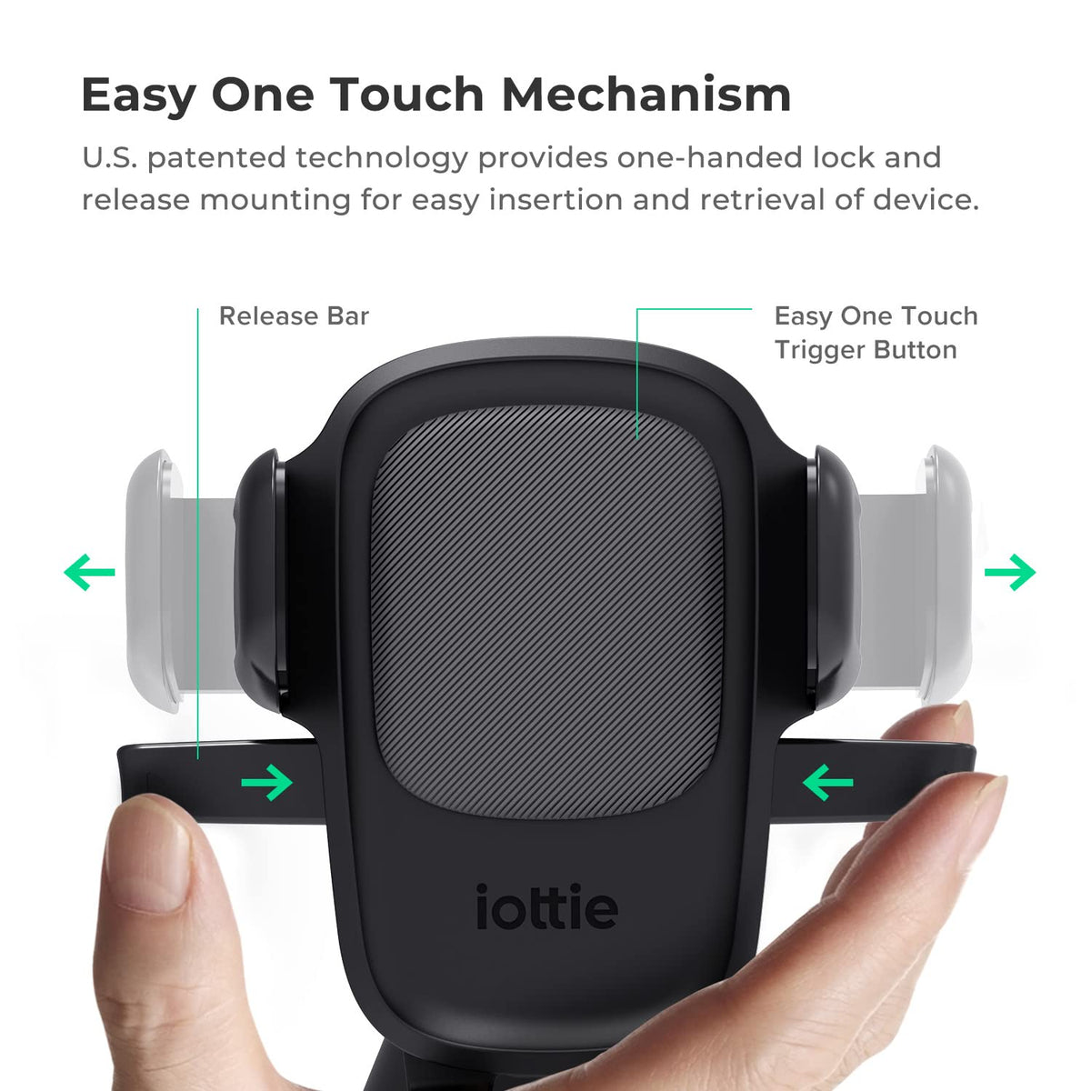 Easy One Touch Signature Air Vent Car Mount for Smartphone iPhone 18 (Signature)