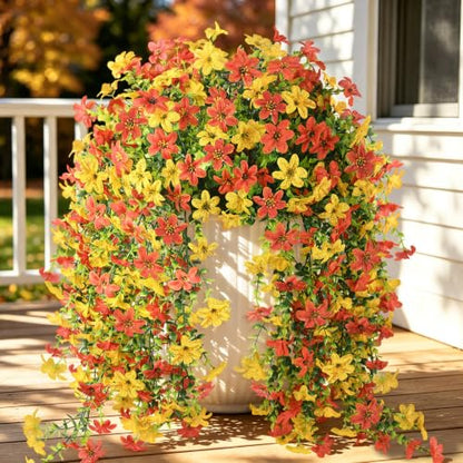 Artificial Fake Hanging Flowers Plants for Outdoor Summer Decoration