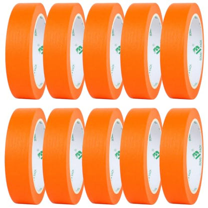 10 Pack Orange Painters Tape