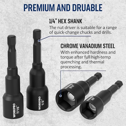 Magnetic Nut Driver Set and Bit