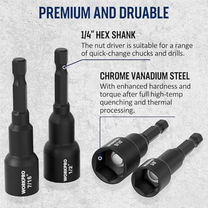 Magnetic Nut Driver Set and Bit