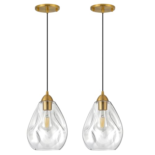 Glass Pendant Lights Kitchen Island
