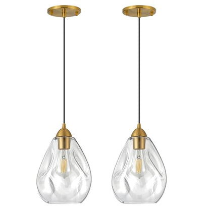 Glass Pendant Lights Kitchen Island