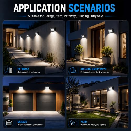 LED Wall Pack Light with Dusk to Dawn Photocell