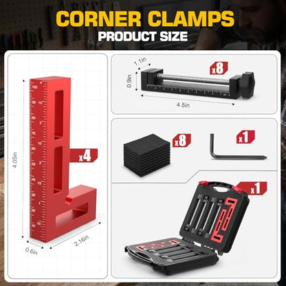 90 Degree Corner Clamps for Woodworking