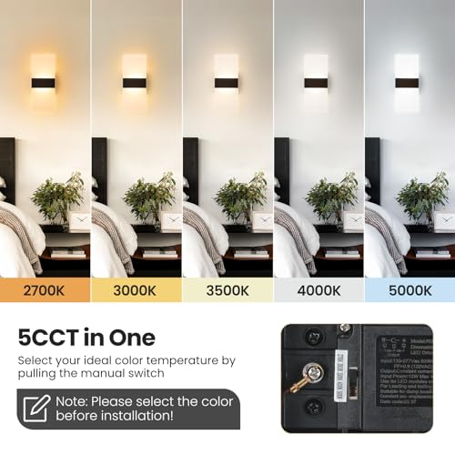 Modern Black LED Wall Lights