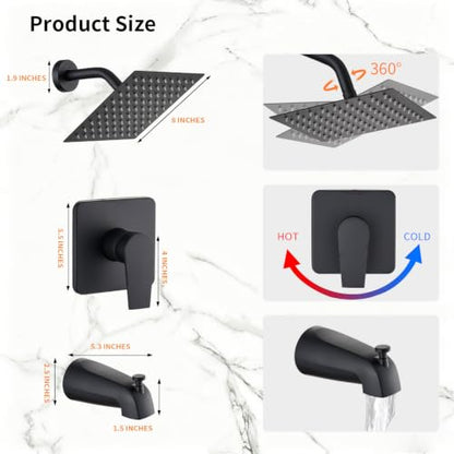 Tub Shower Faucet Set