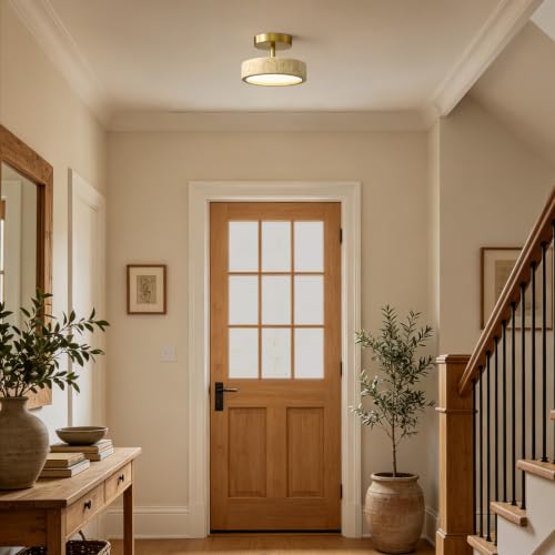 Travertine Ceiling Light