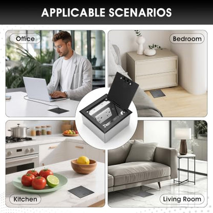 Recessed Flat Hidden Socket Kit