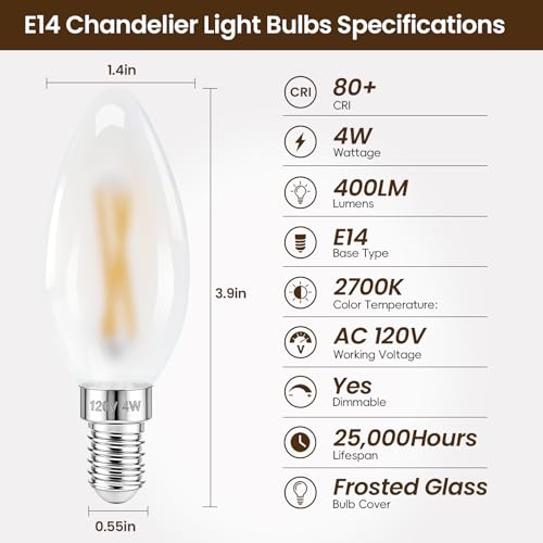 E14 LED Light Bulb Dimmable