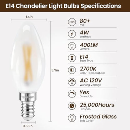 E14 LED Light Bulb Dimmable