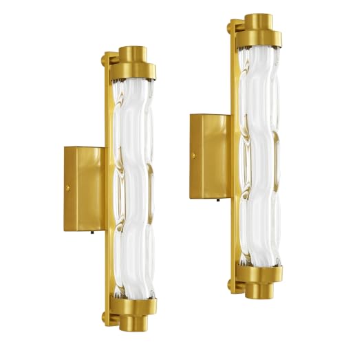 Wall Sconces Set of Two (Gold / 16-Inch-2Pack)