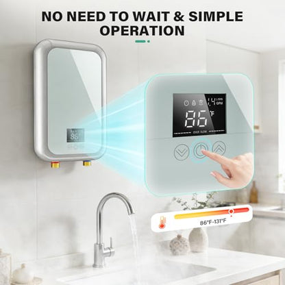 Tankless Water Heater Electric Instant Hot Water Heater Under Sink