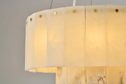 Alabaster Marble Chandelier Light Fixture
