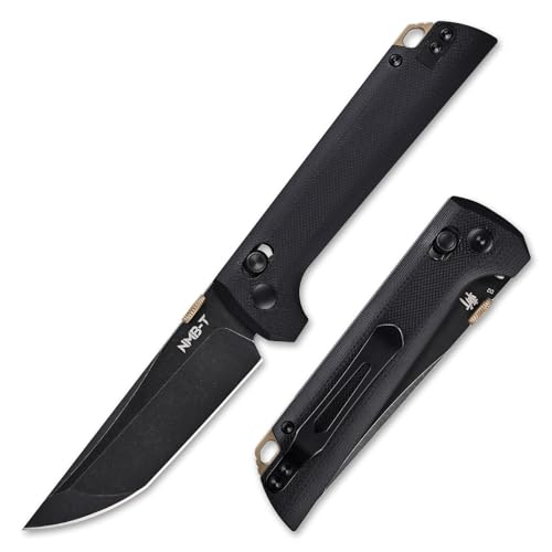 NMBT Chop2 Folding Pocket Knife Crossbar Lock 3.54" D2 Blade
