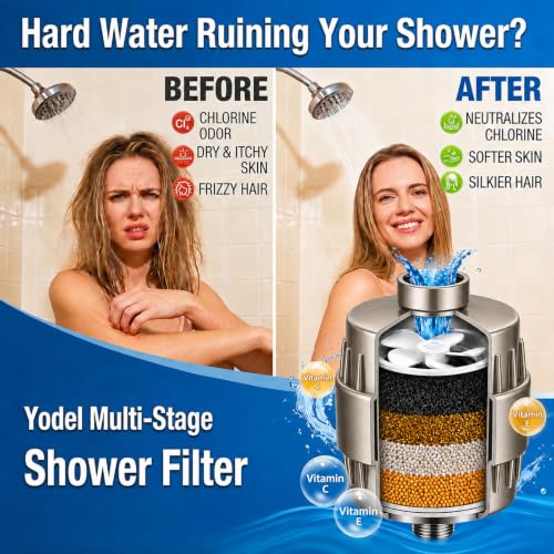 Shower Head Filter with 6 Replacement
