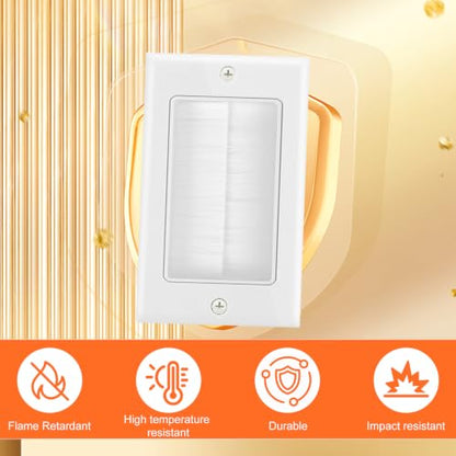 in Wall Cable Management Kit with Recessed Tv Outlet Box