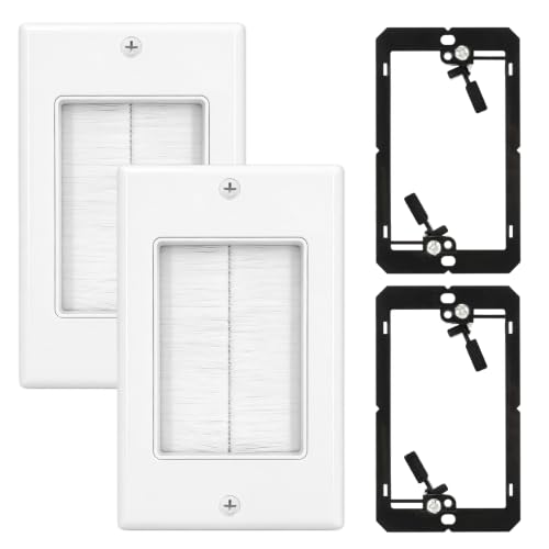 in Wall Cable Management Kit with Recessed Tv Outlet Box