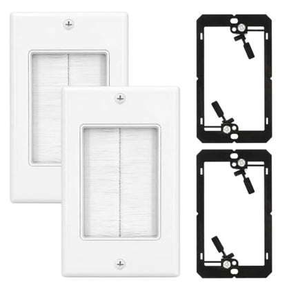 in Wall Cable Management Kit with Recessed Tv Outlet Box