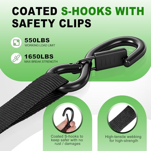 Retractable Ratchet Straps