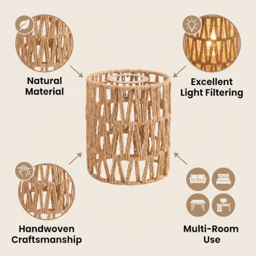 Rattan Lamp Shade (6 Pack)
