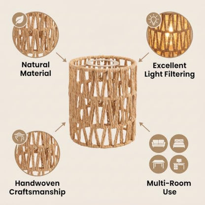 Rattan Lamp Shade (6 Pack)