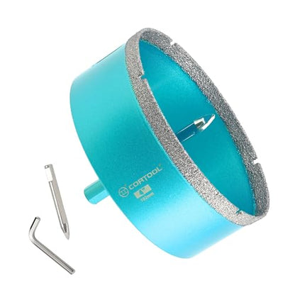 4 Inch Diamond Hole Saw with Pilot Drill Bit (4 Inch (102mm))